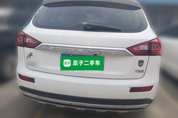 Used Zotye T600 2015 1.5T Manual Elite Model Rear