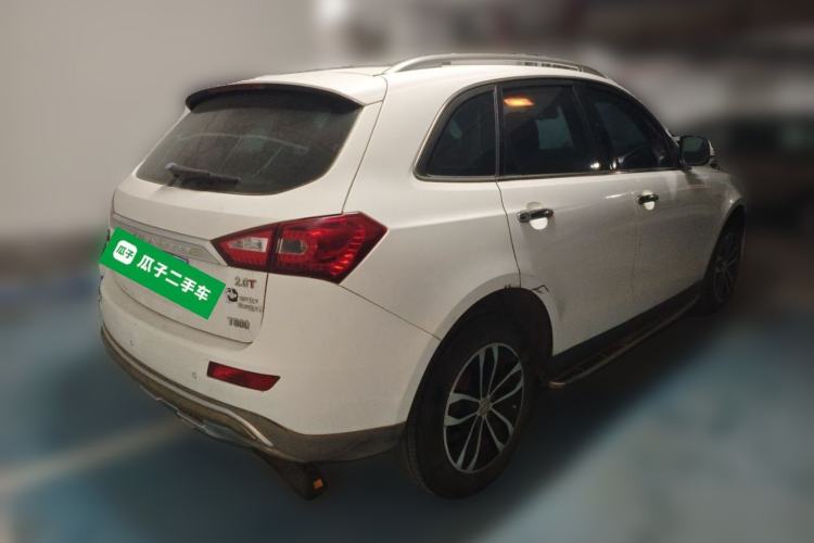 Used Zotye T600 2015 Family Edition 2.0T Manual Luxury Version Rear Right 45 Deg