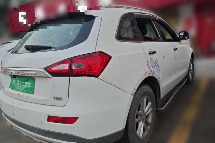 Used Zotye T600 2015 1.5T Manual Flagship Model Rear Right 45 Deg