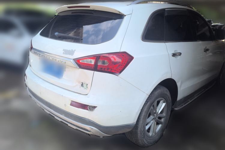 Used Zotye T600 2015 1.5T Manual Luxury Model Rear Right 45 Deg