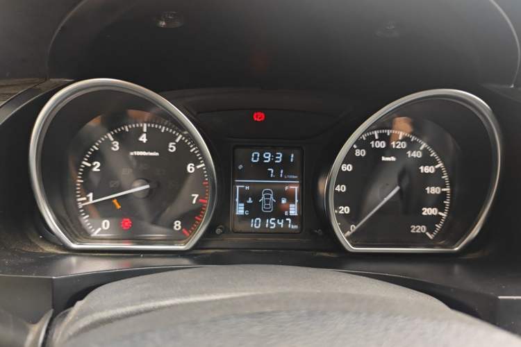 Used Zotye T600 2016 1.5T Manual Luxury Model Instrument Cluster