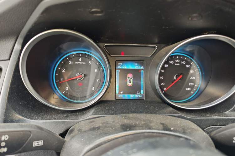 Used Zotye T600 2016 Sport Edition 1.5T Manual Luxury Model Instrument Cluster
