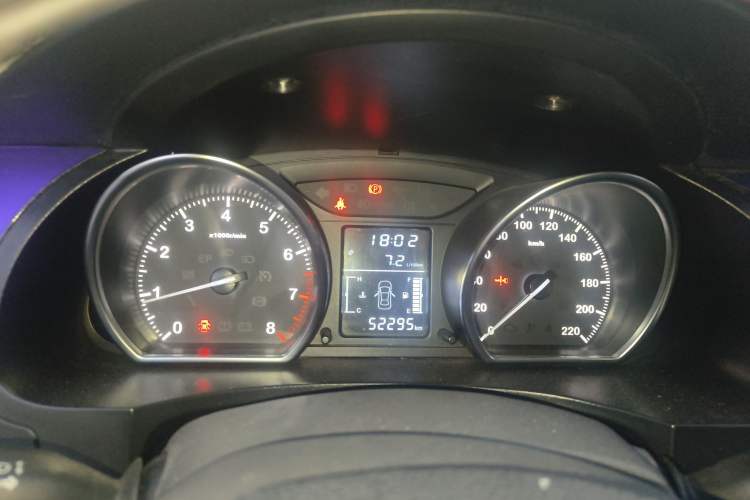 Used Zotye T600 2016 1.5T Manual Luxury Edition Instrument Cluster