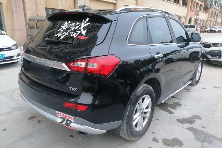 Used Zotye T600 2016 1.5T Manual Elite Edition Rear Right 45 Deg