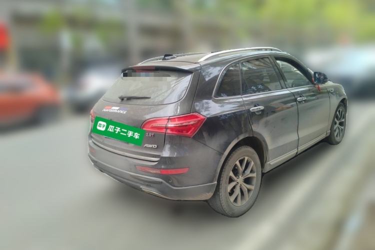 Used Zotye T600 2016 Sport Edition 2.0T DCT Luxury Model Rear Right 45 Deg
