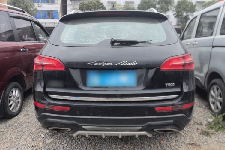 Used Zotye T600 2016 Sport Edition 1.5T Manual Luxury Model Rear