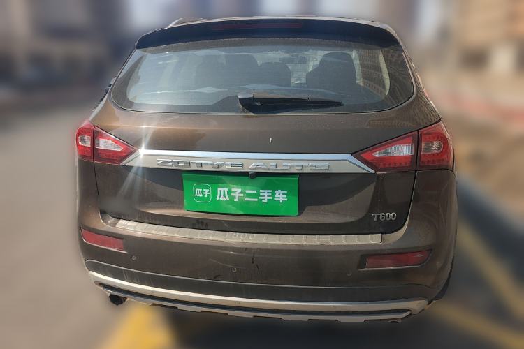 Used Zotye T600 2016 1.5T Manual Luxury Model Rear