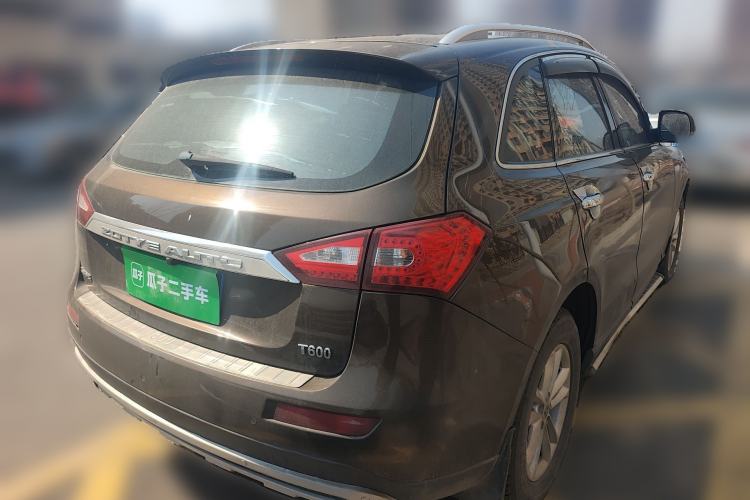 Used Zotye T600 2016 1.5T Manual Luxury Model Rear Right 45 Deg