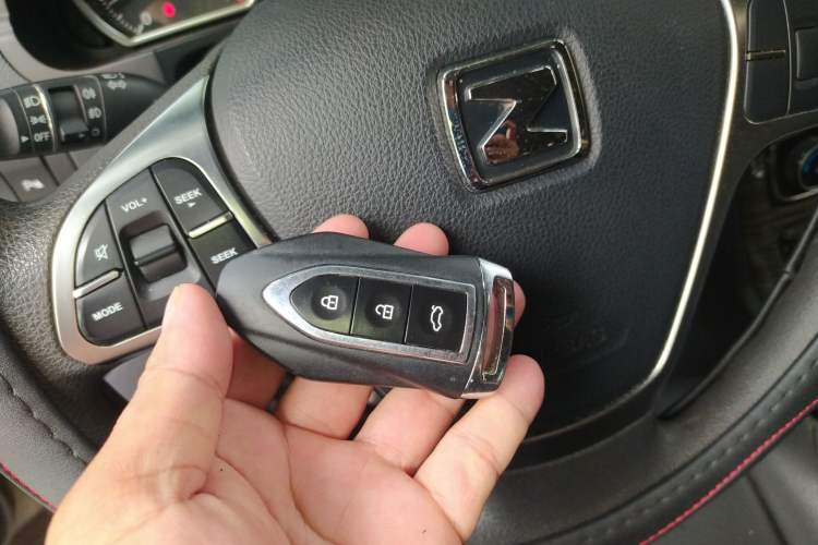 Used Zotye T600 2016 1.5T Manual Luxury Model Vehicle Key