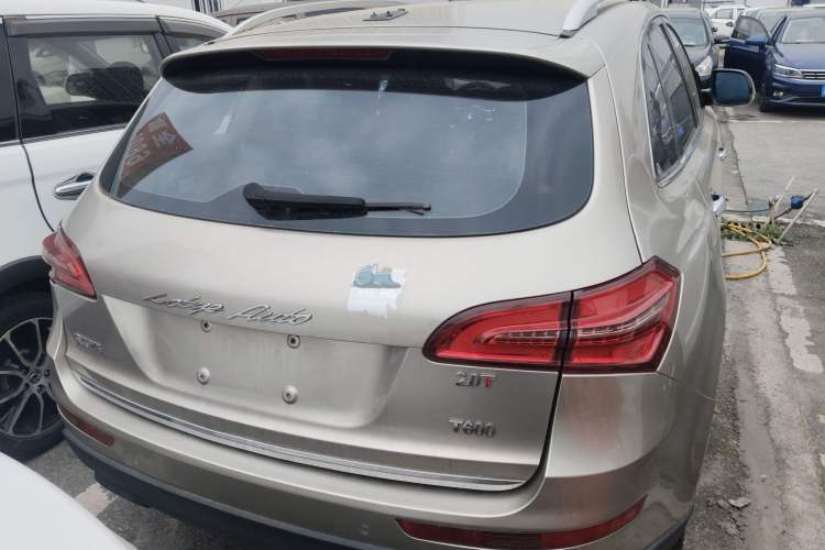 Used Zotye T600 2016 Sport Edition 2.0T DCT Luxury Model Rear Right 45 Deg