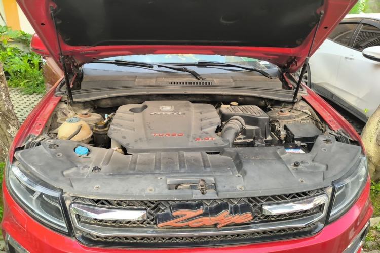 Used Zotye T600 2016 Sport Edition 2.0T DCT Prestige Model Engine Bay