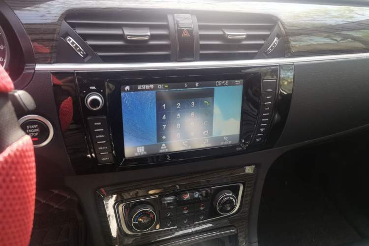 Used Zotye T600 2016 1.5T Manual Elite Edition Audio And AC Panel