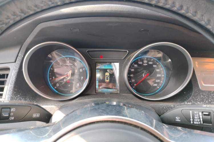 Used Zotye T600 2016 Sports Edition 1.5T Manual Luxury Model Instrument Cluster