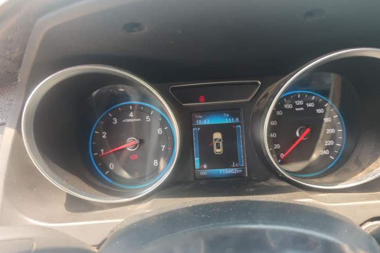 Used Zotye T600 2016 Sport Edition 1.5T Manual Luxury Model Instrument Cluster