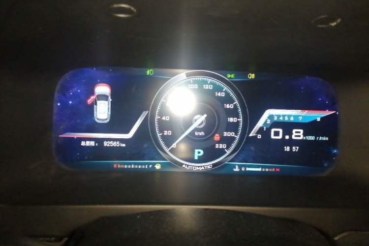 Used Zotye T600 2016 Sport Edition 2.0T DCT Prestige Model Instrument Cluster