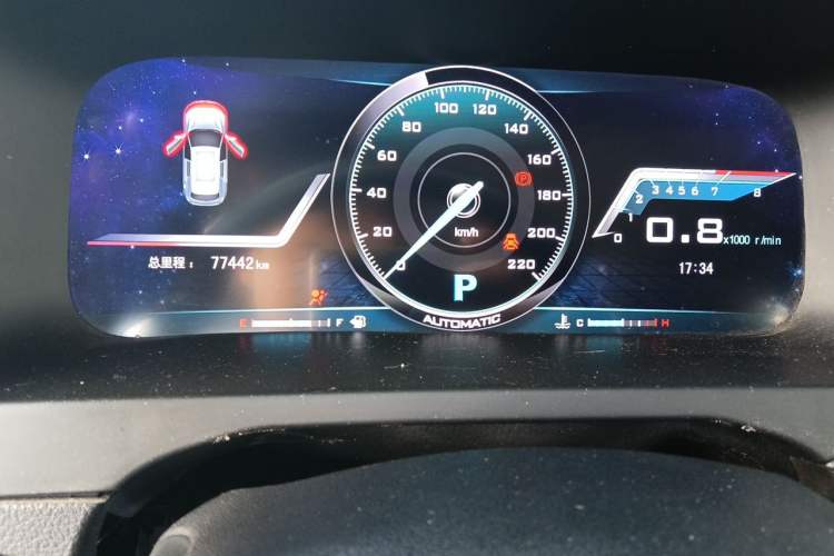 Used Zotye T600 2016 Sport Edition 2.0T DCT Prestige Model Instrument Cluster