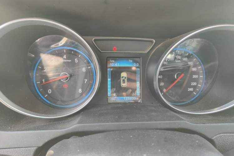 Used Zotye T600 2016 Sport Edition 1.5T Manual Luxury Model Instrument Cluster