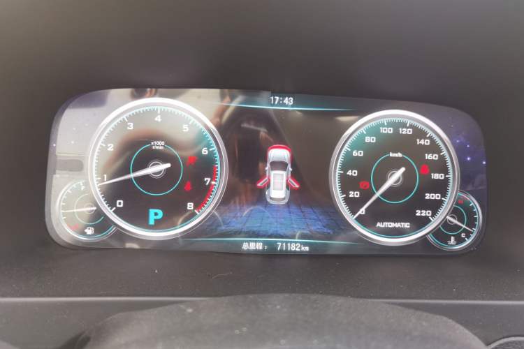 Used Zotye T600 2016 Sport Edition 2.0T DCT Prestige Model Instrument Cluster