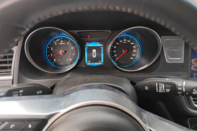 Used Zotye T600 2016 Sports Edition 1.5T Manual Luxury Model Instrument Cluster