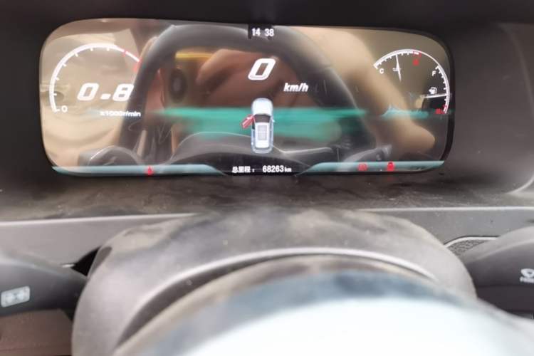 Used Zotye T600 2016 Sport Edition 1.5T Manual Prestige Model Odometer Close Up