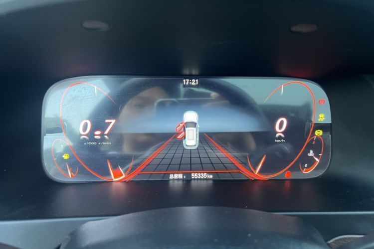 Used Zotye T600 2016 Sport Edition 1.5T Manual Prestige Model Odometer Close Up