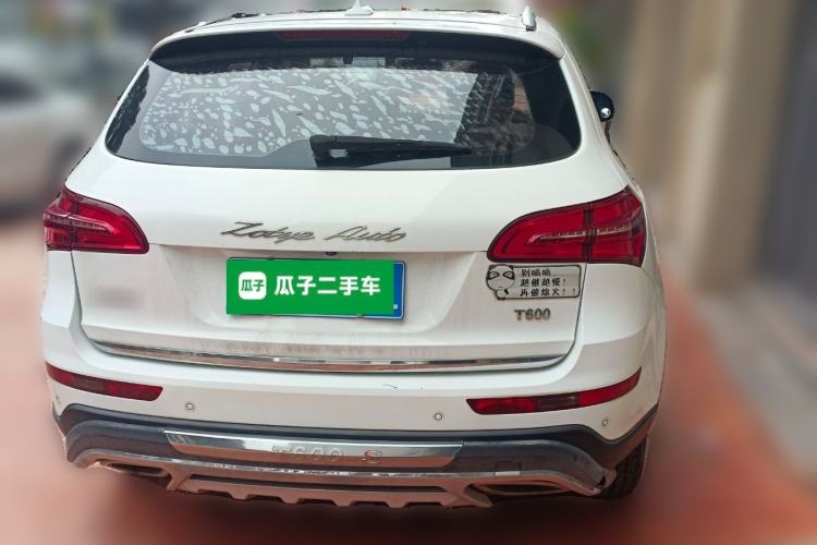 Used Zotye T600 2016 Sport Edition 1.5T Manual Luxury Model Rear