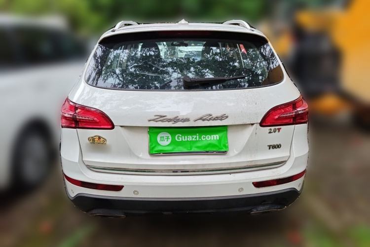 Used Zotye T600 2016 Sport Edition 2.0T DCT Prestige Model Rear