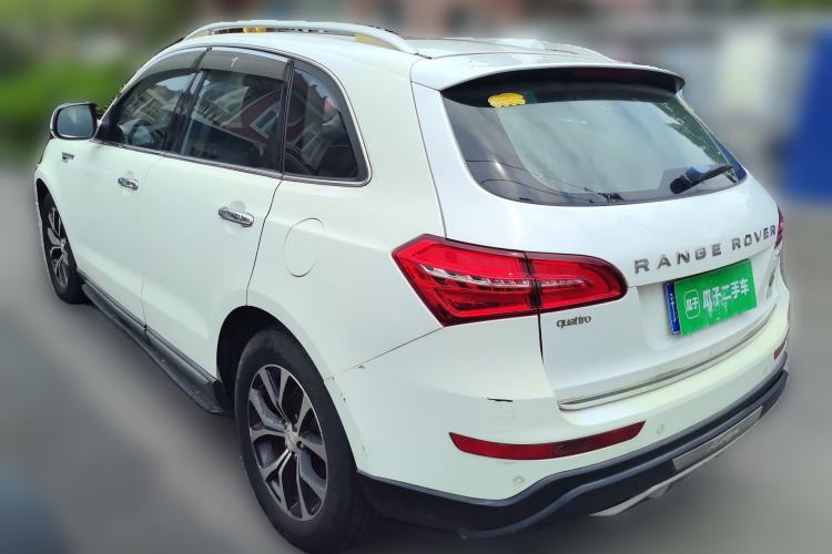 Used Zotye T600 2016 Sport Edition 2.0T DCT Prestige Model Rear Left 45 Deg
