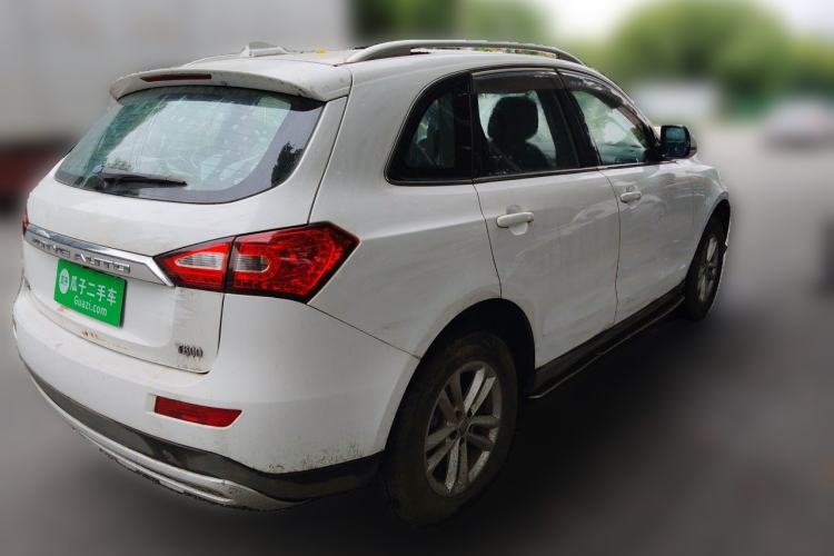 Used Zotye T600 2016 1.5T Manual Elite Edition Rear Right 45 Deg