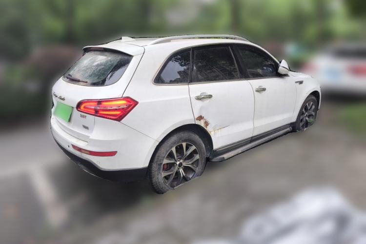 Used Zotye T600 2016 Sport Edition 2.0T DCT Flagship Model Rear Right 45 Deg