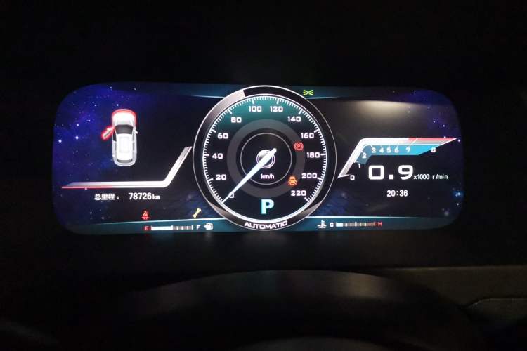 Used Zotye T600 2016 Sport Edition 2.0T DCT Prestige Model Instrument Cluster
