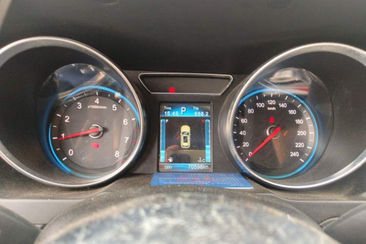 Used Zotye T600 2016 Sport Edition 2.0T DCT Luxury Model Instrument Cluster