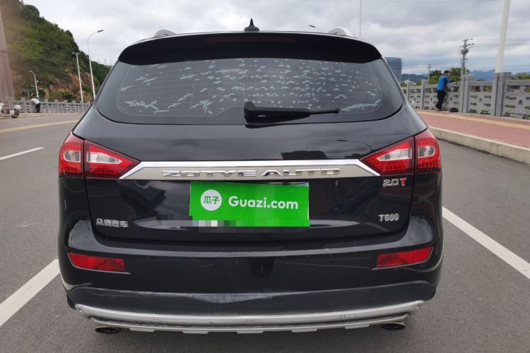 Used Zotye T600 2017 1.5T Manual Elite New Year Edition Rear