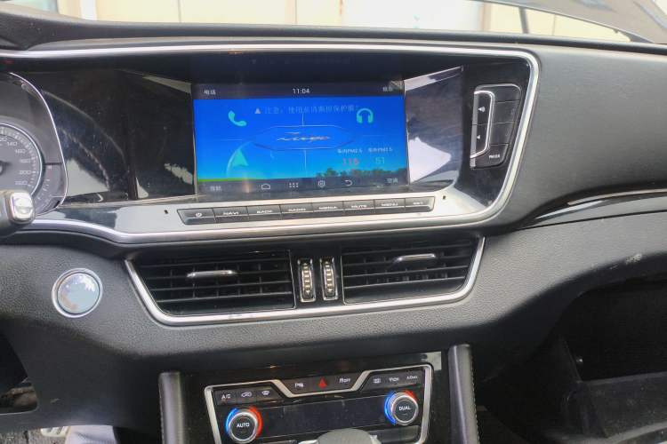Used Zotye T600 Coupe 2017 1.5T Automatic Luxury Model Audio And AC Panel