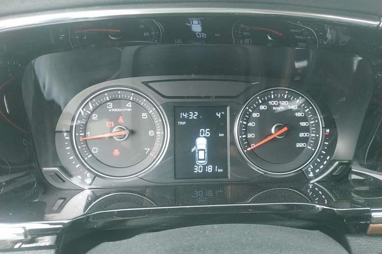 Used Zotye T600 Coupe 2017 1.5T Manual Luxury Model Instrument Cluster