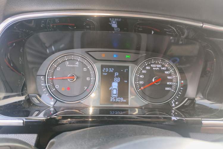 Used Zotye T600 Coupe 2017 1.8T Automatic Luxury Model Instrument Cluster