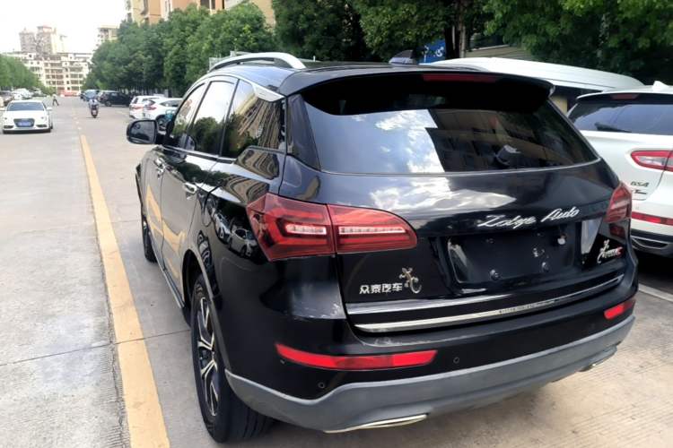 Used Zotye T600 Coupe 2017 1.5T Automatic Luxury Model Rear Left 45 Deg