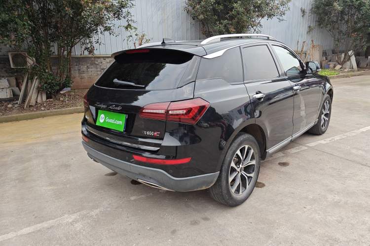 Used Zotye T600 Coupe 2017 1.5T Automatic Luxury Model Rear Right 45 Deg