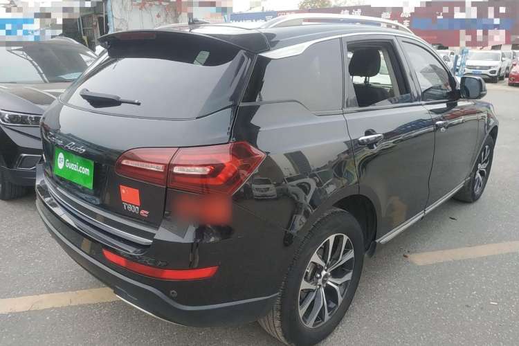 Used Zotye T600 Coupe 2017 1.5T Manual Luxury Model Rear Right 45 Deg