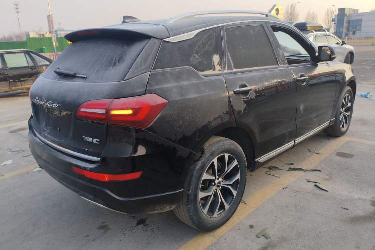 Used Zotye T600 Coupe 2017 1.8T Automatic Luxury Model Rear Right 45 Deg
