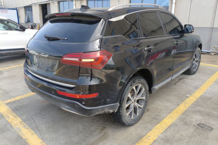 Used Zotye T600 Coupe 2017 1.5T Automatic Luxury Model Rear Right 45 Deg