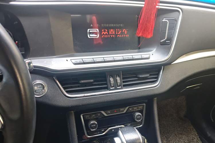 Used Zotye T600 Coupe 2017 1.5T Automatic Luxury Model Audio And AC Panel
