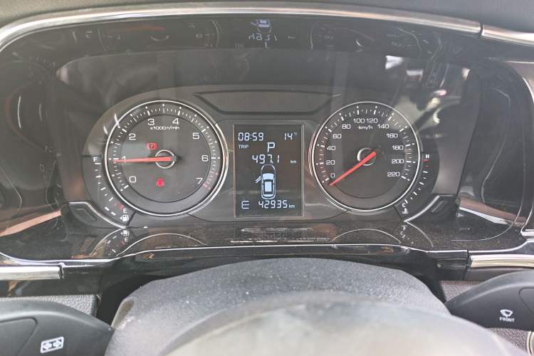 Used Zotye T600 Coupe 2017 1.5T Automatic Luxury Model Instrument Cluster