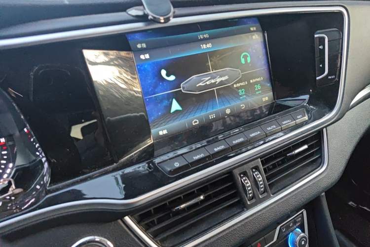 Used Zotye T600 Coupe 2017 1.5T Automatic Luxury Model Audio And AC Panel