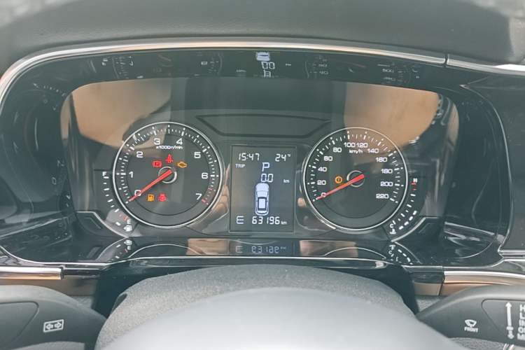 Used Zotye T600 Coupe 2017 1.5T Automatic Luxury Model Instrument Cluster