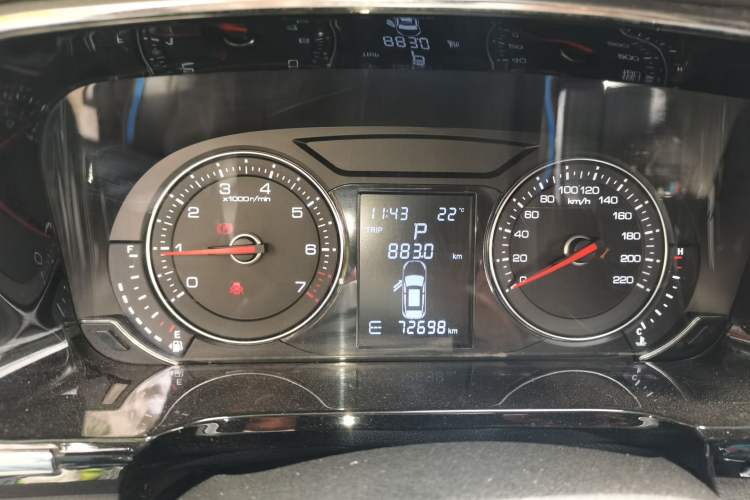 Used Zotye T600 Coupe 2017 1.5T Automatic Luxury Model Instrument Cluster