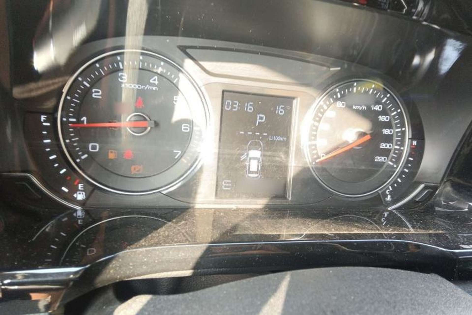 Used Zotye T600 Coupe 2017 1.5T Automatic Luxury Model Instrument Cluster