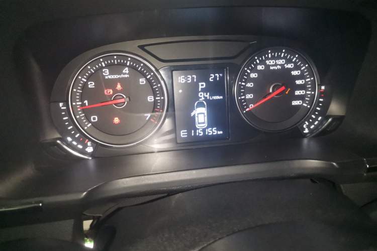 Used Zotye T600 Coupe 2017 1.5T Automatic Luxury Model Instrument Cluster