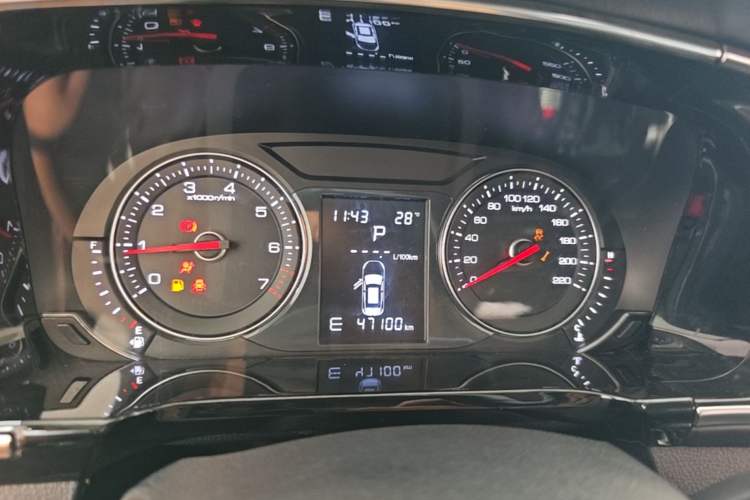 Used Zotye T600 Coupe 2017 1.5T Automatic Luxury Model Instrument Cluster