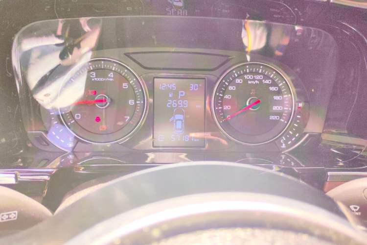 Used Zotye T600 Coupe 2017 1.5T Automatic Luxury Model Instrument Cluster